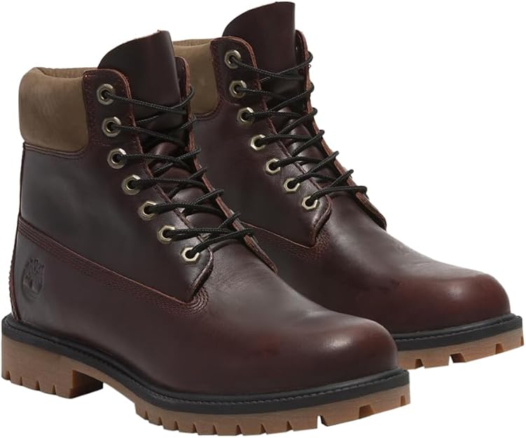 Timberland Men's 6-Inch Premium Waterproof Boot, Burgundy Full Grain, US 13 /EU 47.5 TIMBERLAND