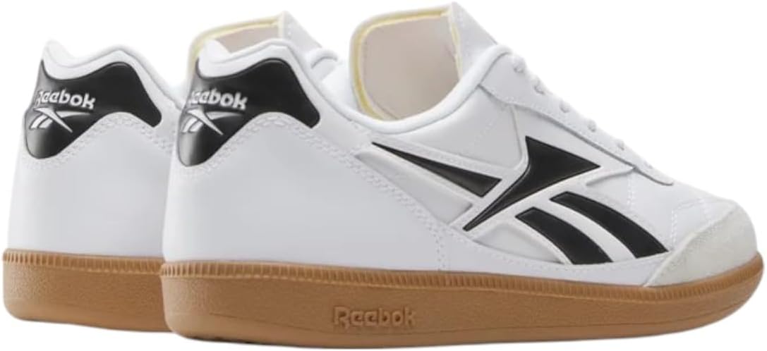 Reebok Unisex Finale Sneaker, White/Black/Barely Grey, 12.5 US Women/11 US Men / EU 44.5 Reebok