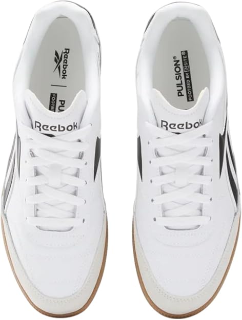 Reebok Unisex Finale Sneaker, White/Black/Barely Grey, 12.5 US Women/11 US Men / EU 44.5 Reebok