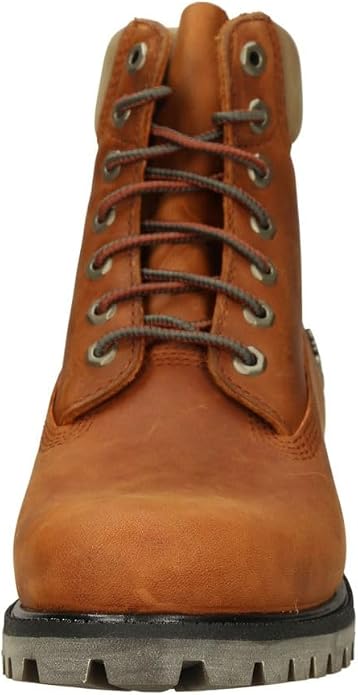 Timberland Men's 6-Inch Premium Waterproof Boot, Medium Orange Full Grain, US 8 / EU 41.5 TIMBERLAND