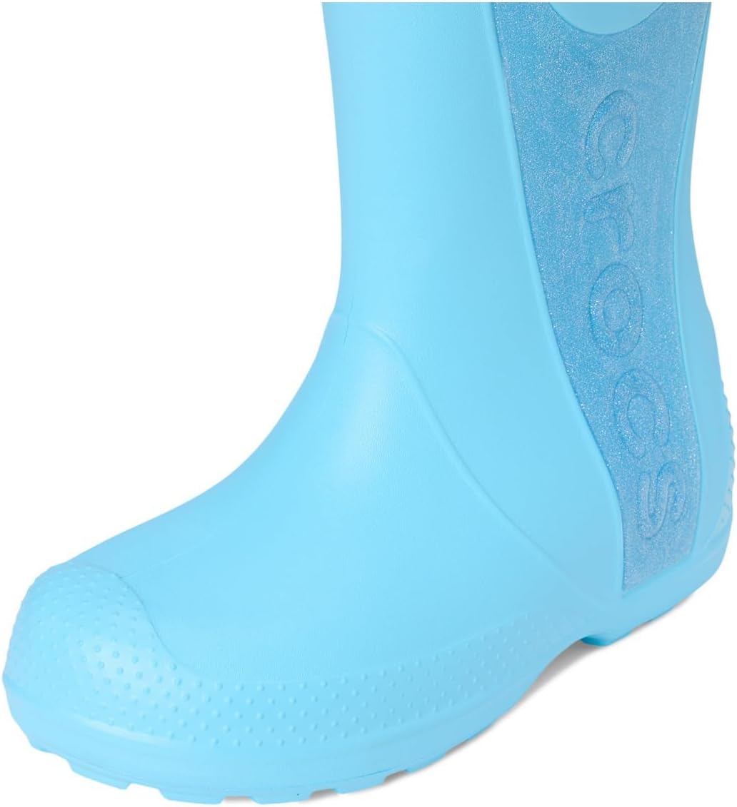 Crocs Kids Handle It Rain Boot, Glitter Mist - C8 / EU 25 CROCS