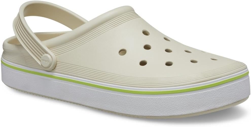 Crocs Unisex Off Court Clog, Bone, US M6/W8 - EU 38 CROCS