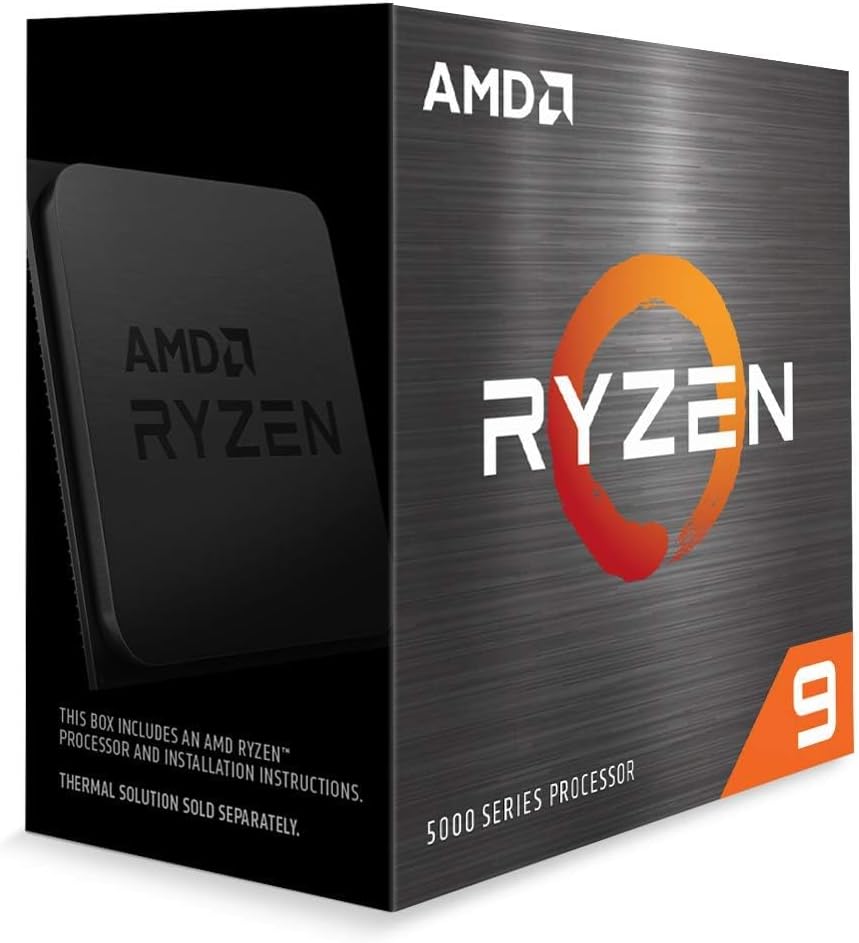 AMD Ryzen 9 5900X 12-Core 24-Thread AM4 Desktop Processor 4.9GHz – As New AMD