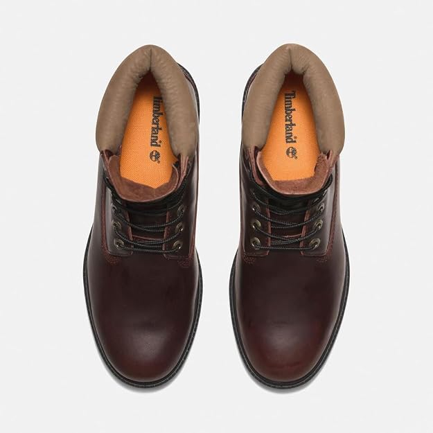 Timberland Men's 6-Inch Premium Waterproof Boot, Burgundy Full Grain, US 13 /EU 47.5 TIMBERLAND