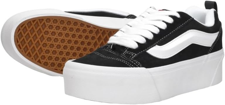 Vans Unisex Adult's Knu Stack Sneaker, Black/True White, US M11W12.5 / EU 44.5 VANS