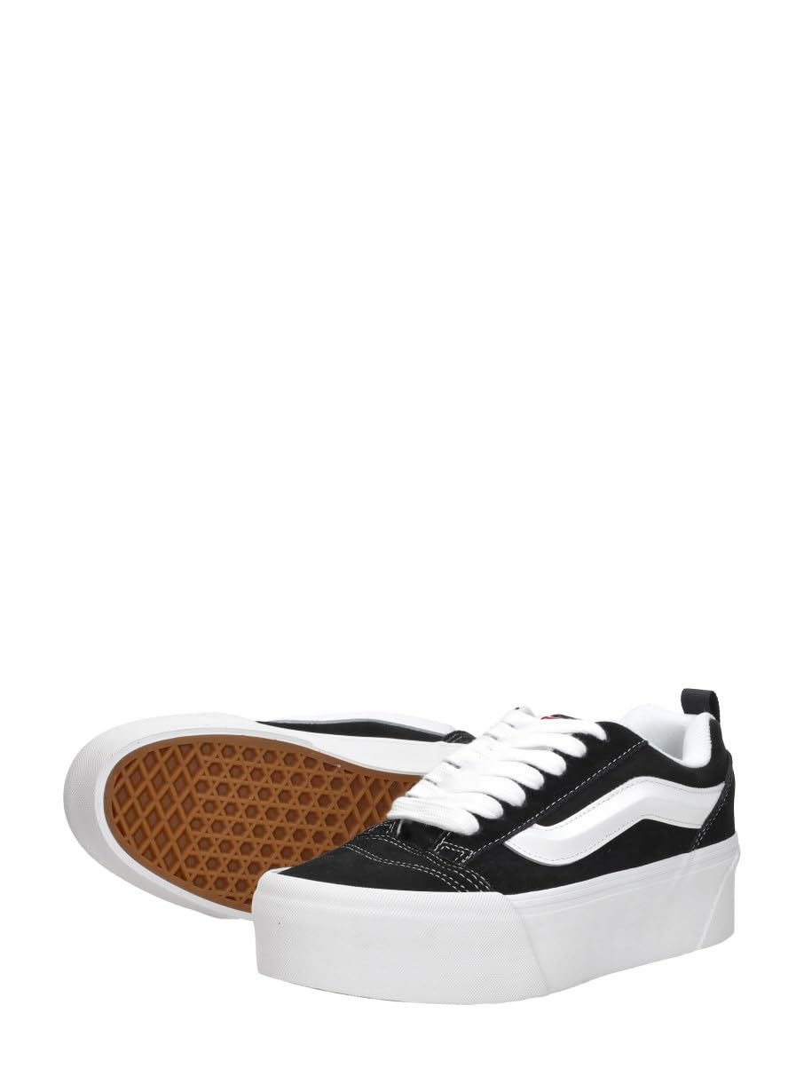 Vans Unisex Adult's Knu Stack Sneaker, Black/True White, US M11W12.5 / EU 44.5 VANS