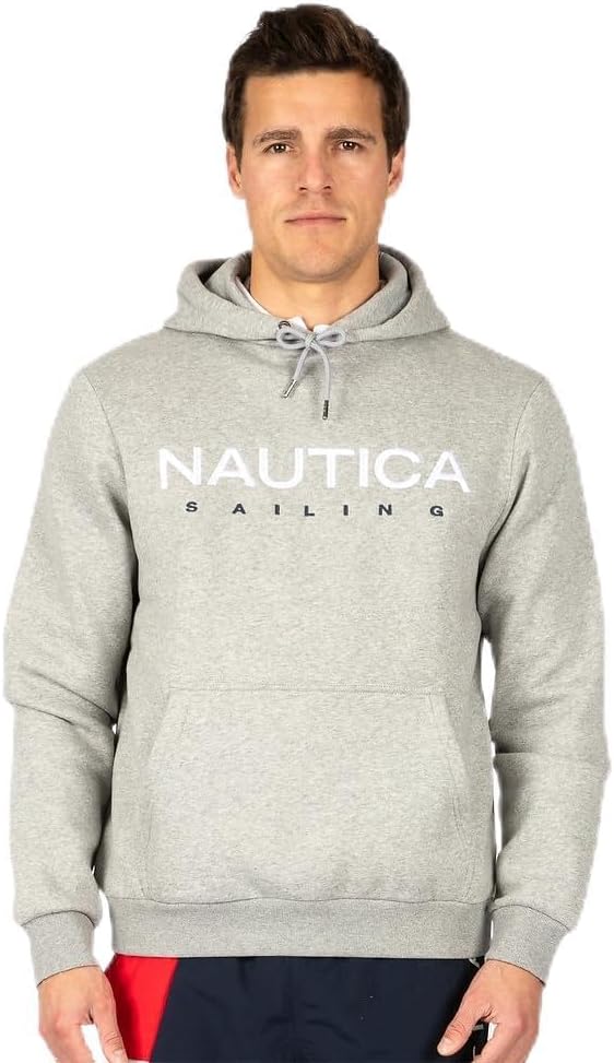 Nautica Men's Cody Oh Hoody, Grey Marl, Medium NAUTICA
