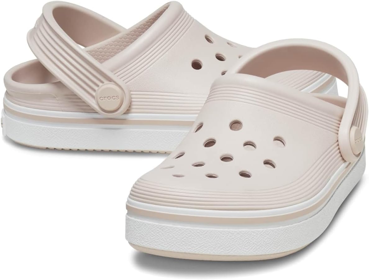 Crocs Kids Off Court Clog, Quartz - C11 / EU 28 CROCS