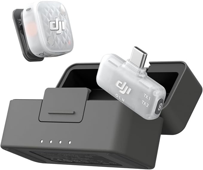 DJI Mic Mini 2S Wireless Microphone (1 TX + 1 Mobile RX + Charging Case) DJI