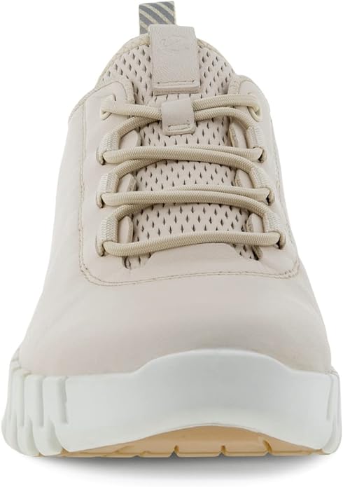 ECCO Women's Gruuv Elastic Lace Leather Sneaker, Rose Dust/Powder, EU 41/US 10-10.5 ECCO