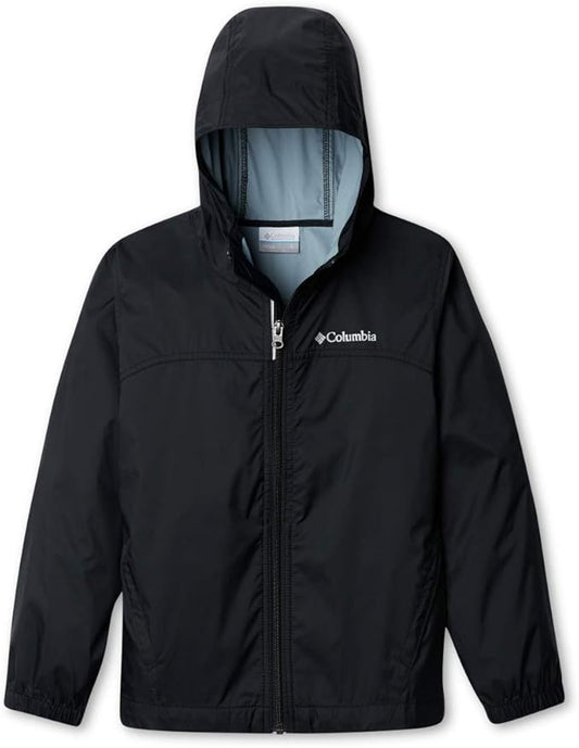 Columbia Big Boys' Glennaker Rain Jacket, Black, Youth S Columbia