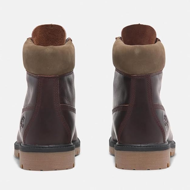 Timberland Men's 6-Inch Premium Waterproof Boot, Burgundy Full Grain, US 13 /EU 47.5 TIMBERLAND
