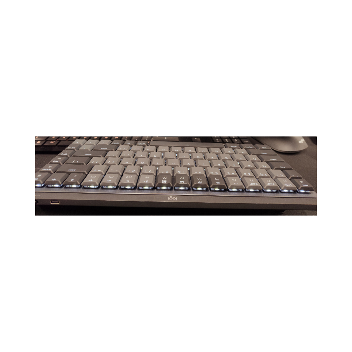 Logitech MX Mechanical Mini Wireless Keyboard Tactile Quiet - Excellent Condition Logitech