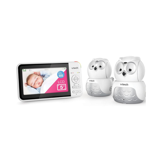 VTech BM5550-OWLN 5" 2-Camera Full Colour Pan & Tilt - As New Condition VTECH