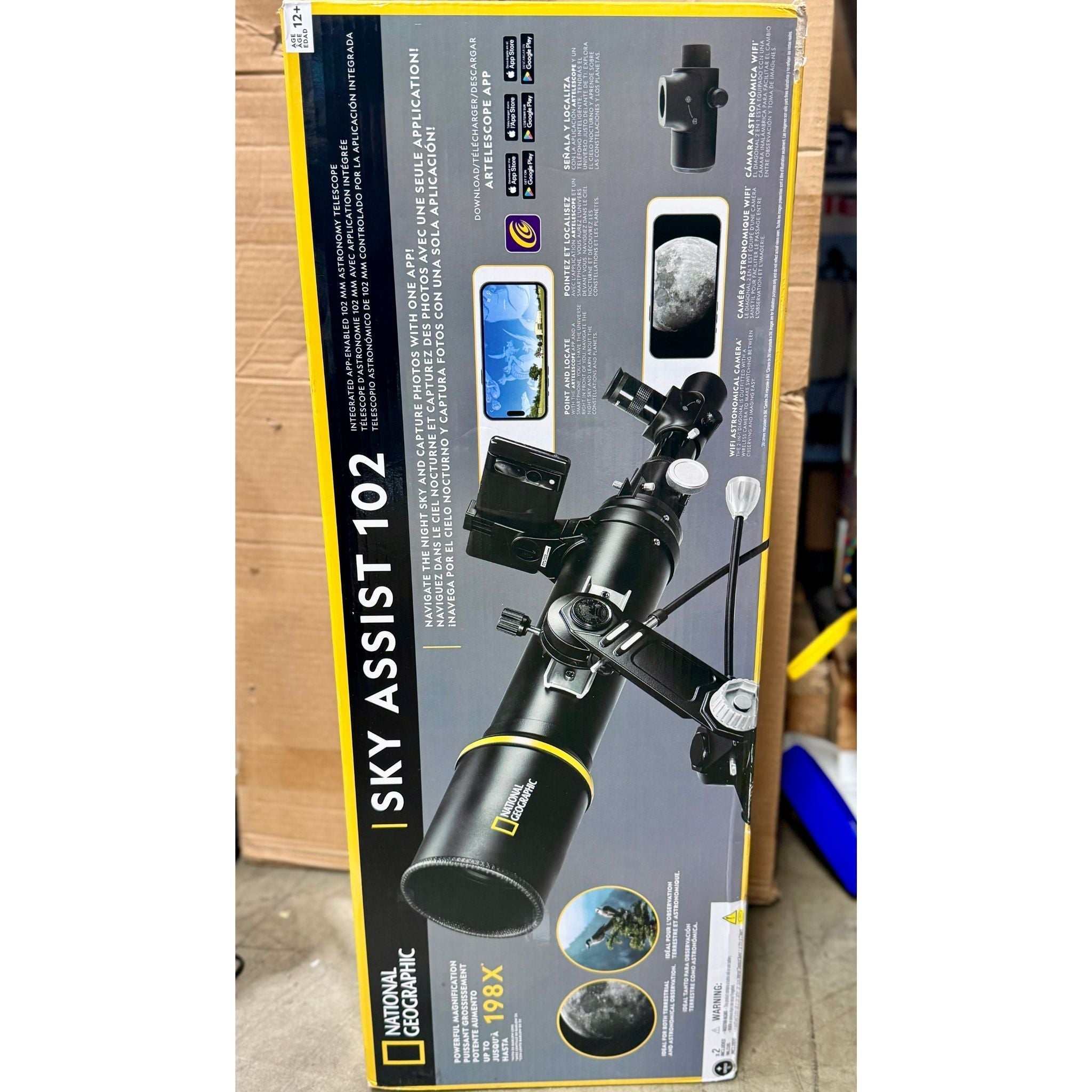 National Geographic Sky Assist 102 Astrography Strapp Telescope - Excellent Used Condition National Geography