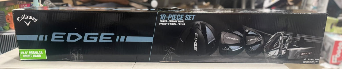 Callaway Edge Men's Right-Handed Regular Flex Golf Club Set - Black/Blue - Good Condition - Refurbished Callaway Edge