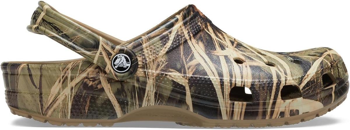 Crocs Unisex Classic Realtree Camo Clog, Khaki, US M4/W6 - EU 36 CROCS