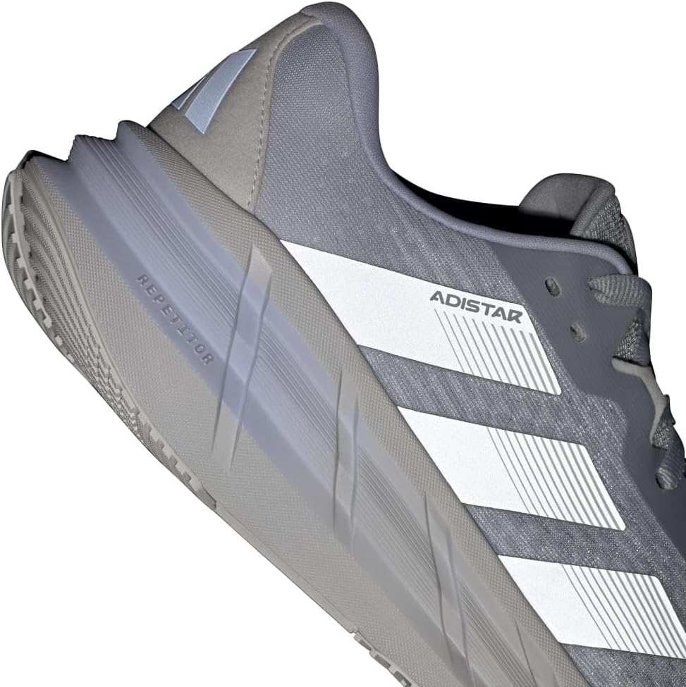 Adidas Women's Adistar 3 Running Shoe, Halo Silver/Grey/Violet - EU 38 2/3 Adidas
