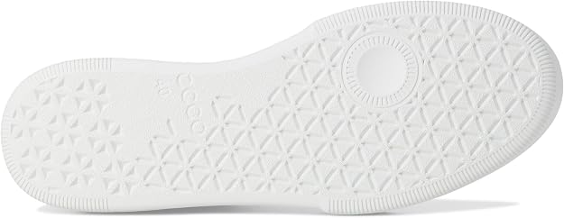 ECCO Women's Street Court Low-Cut Sneaker, White/Shadow White, EU 37/US 6-6.5 AMAZON PERTH CLOTH