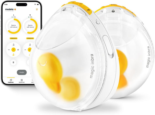 Medela Magic InBra Hands-Free Double Breast Pump Wearable Smart App – Excellent Condition MEDELA