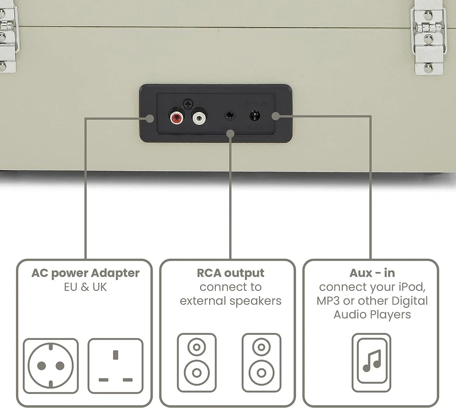 Crosley Voyager Portable Bluetooth Turntable Dune – As New CROSLEY
