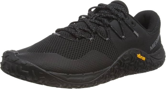 Merrell Women's Trail Glove 7 Trail Running Shoe, Black/Black, 6.5 US, EU 37 Merrell