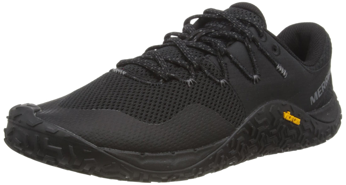 Merrell Women's Trail Glove 7 Trail Running Shoe, Black/Black, 6.5 US, EU 37 Merrell