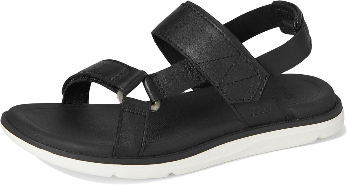 Teva Women's Madera Slingback Outdoor Sandal, Black/White, 6 US, EU 37 Teva