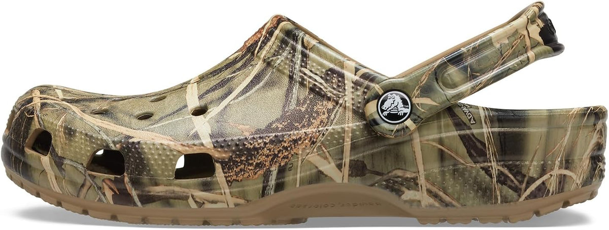 Crocs Unisex Classic Realtree Camo Clog, Khaki, US M4/W6 - EU 36 CROCS
