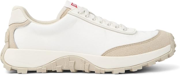 Camper Men's Drift Trail Vintage Detail Sneaker, White, EU 40/US 7 CAMPER