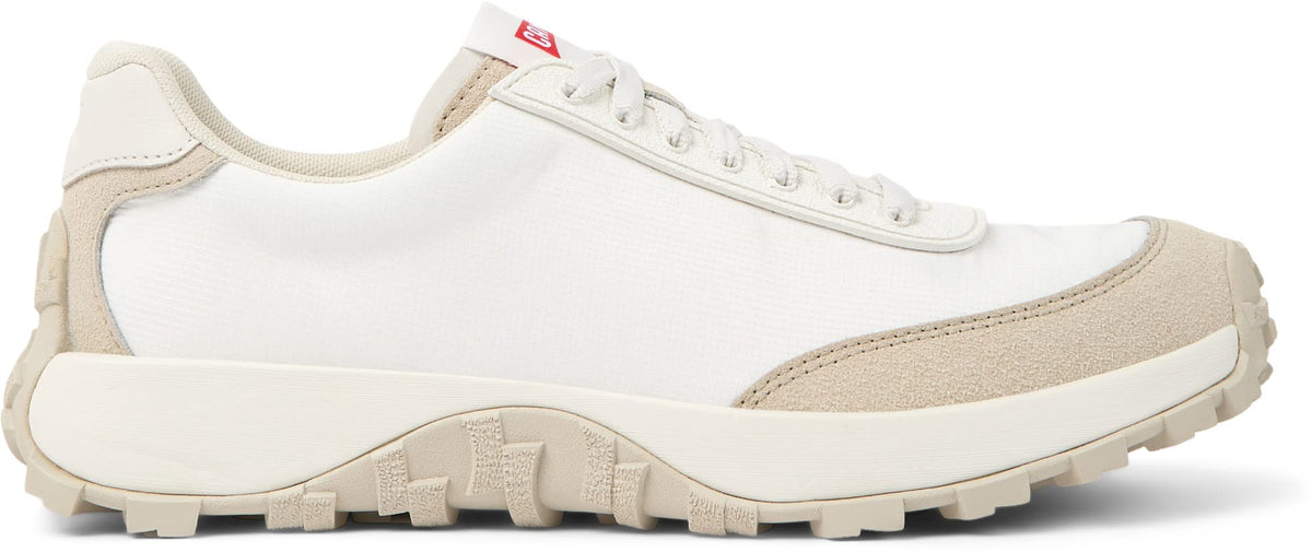 Camper Men's Drift Trail Vintage Detail Sneaker, White, EU 40/US 7 CAMPER