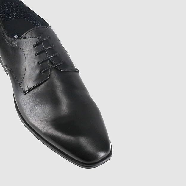 Wild Rhino Men's Power Dress Shoe, Black, Size EU 41/US 8 WILD RHINO