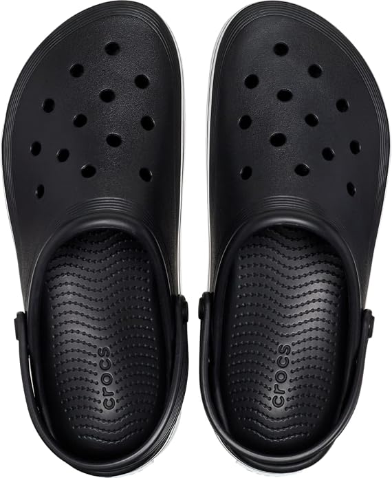 Crocs Unisex Off Court Clog, Black/Black, US M7/W9 - EU 39 CROCS