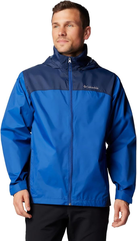 Columbia Men's Glennaker Lake II Rain Jacket, Mountain Blue, Large Columbia