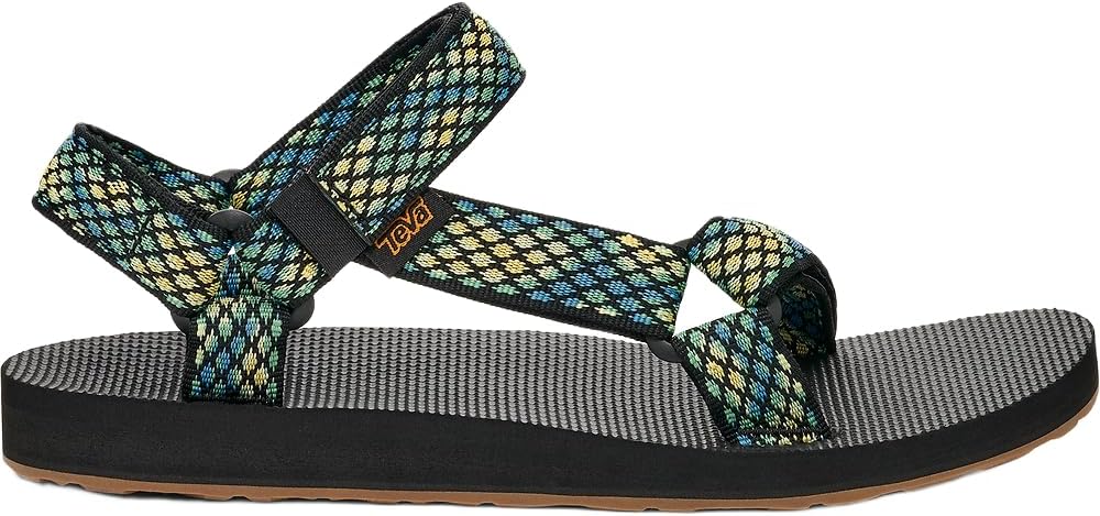 Teva Women's Original Universal Sandal, Chroma Black/Lemon - EU 36 Teva