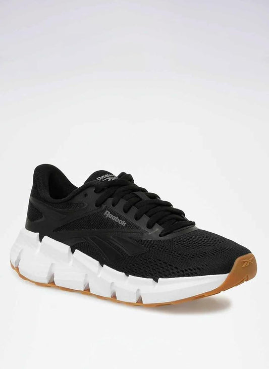 Reebok Women's Zig Dynamica 6 Running Shoe, Black/White/Grey, 8.5 US, EU 39 Reebok