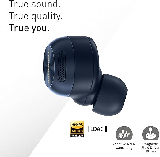 Technics EAH-AZ100 True Wireless Noise Cancelling Earbuds Blue – As New Technics