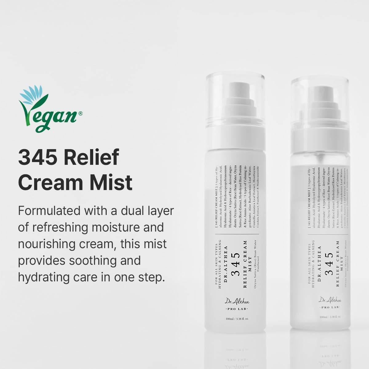 Dr.Althea 345 Relief Cream Mist 100ml - Vegan Korean Skincare Dr.Althea