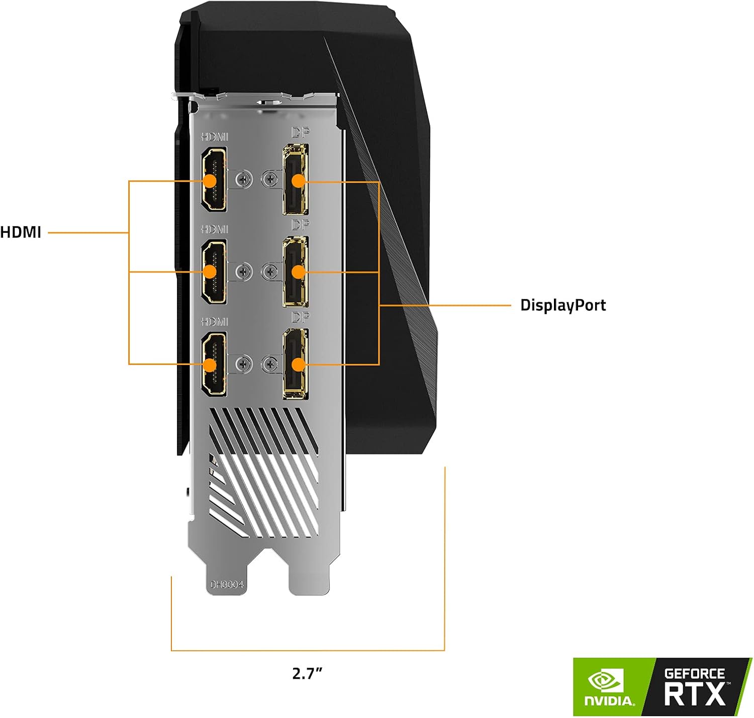 Gigabyte AORUS GeForce RTX 3070 Ti MASTER 8GB GDDR6X Graphics Card RGB LCD – As New GIGABYTE
