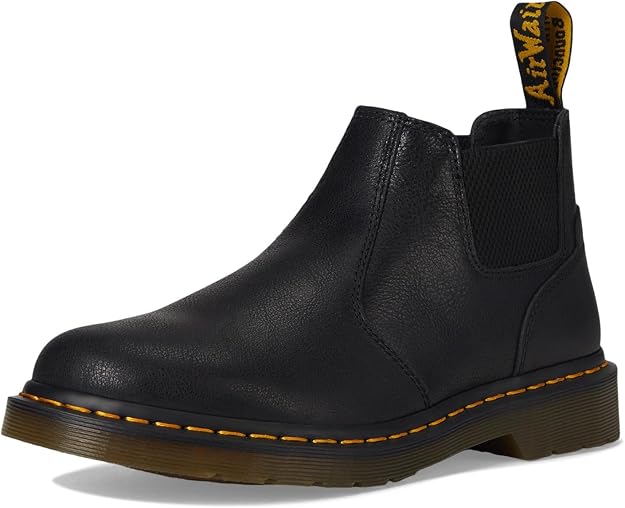 Dr. Martens Unisex 2976 Crop Chelsea Boots - Classic Slip-On Ankle Boots UK 5 / US M 6 W 7/ EU 38 Dr Martens