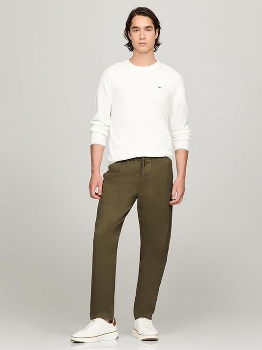 Tommy Hilfiger Men's M Amherst Cotton Sweaters, Milky Way, X-Large Tommy Hilfiger