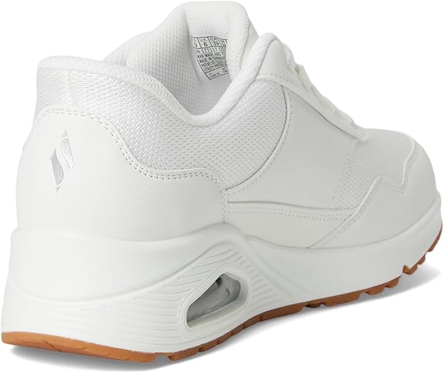 Skechers Women's Hands Free Slip-Ins: Uno - Banksia Sneaker, White, US 7/EU 37 Skechers
