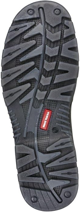 Hard Yakka Men's Utility Zip Sided Steel Toe Safety Boot, Black, 4 AU/5 US / EU 39 hard yakka