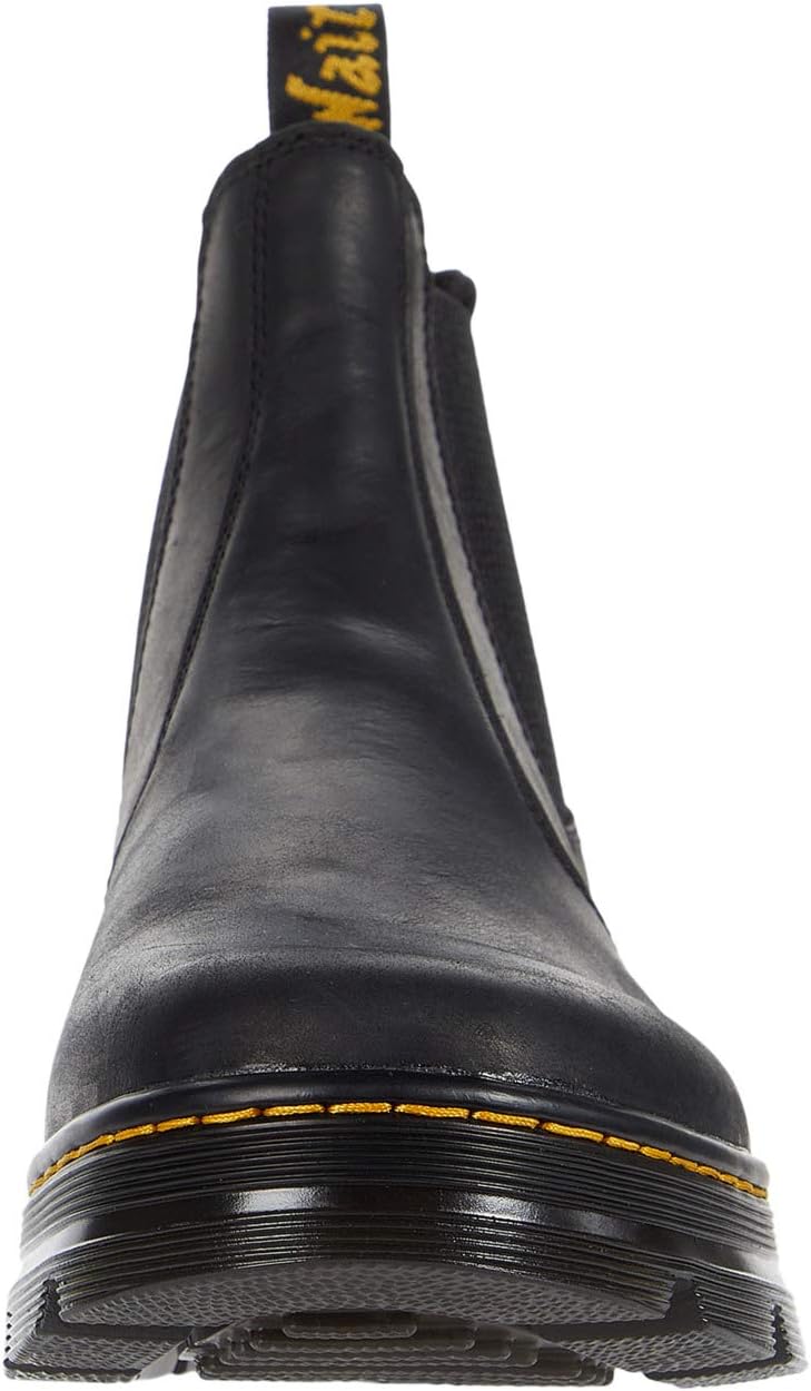 Dr. Martens Unisex Embury Chelsea Boot, Black Wyoming Leather - EU 37 Dr. Martens