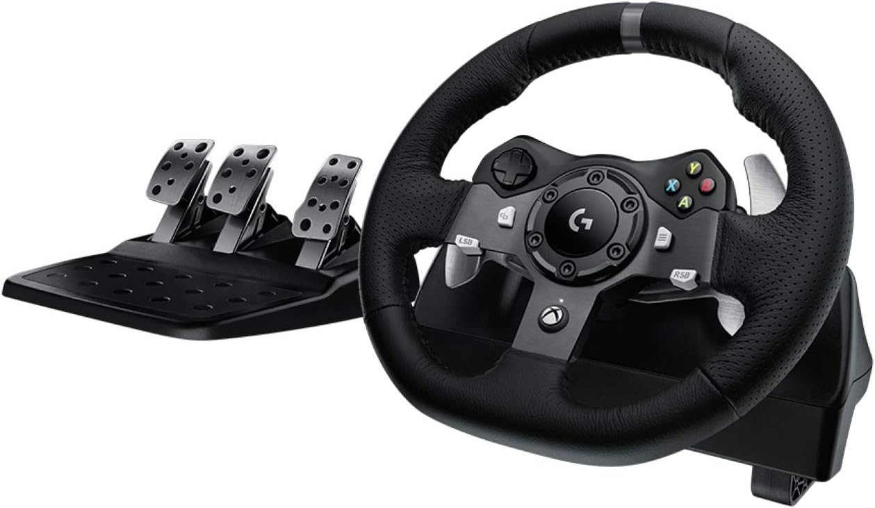Logitech G920 Driving Force Racing Wheel & Pedals for Xbox Series X|S Xbox One PC – As New Logitech