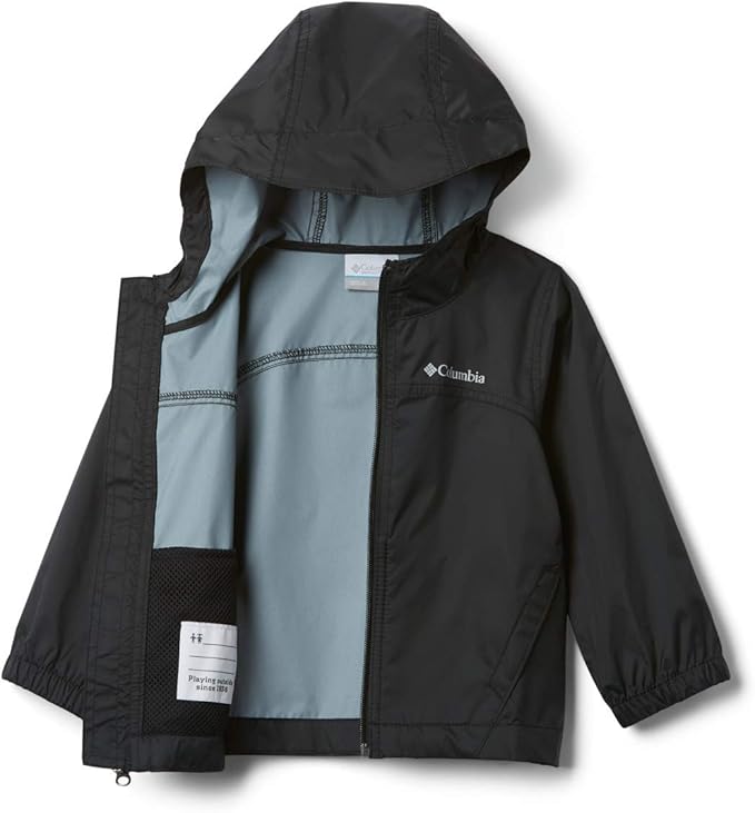 Columbia Big Boys' Glennaker Rain Jacket, Black, Youth S Columbia