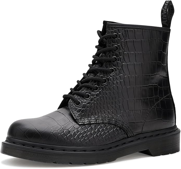 Dr. Martens Women's 1460 Croco 8-Eye Boot, New Vibrance Croco Smooth Leather, UK 4/US 6/ EU 37 Dr Martens