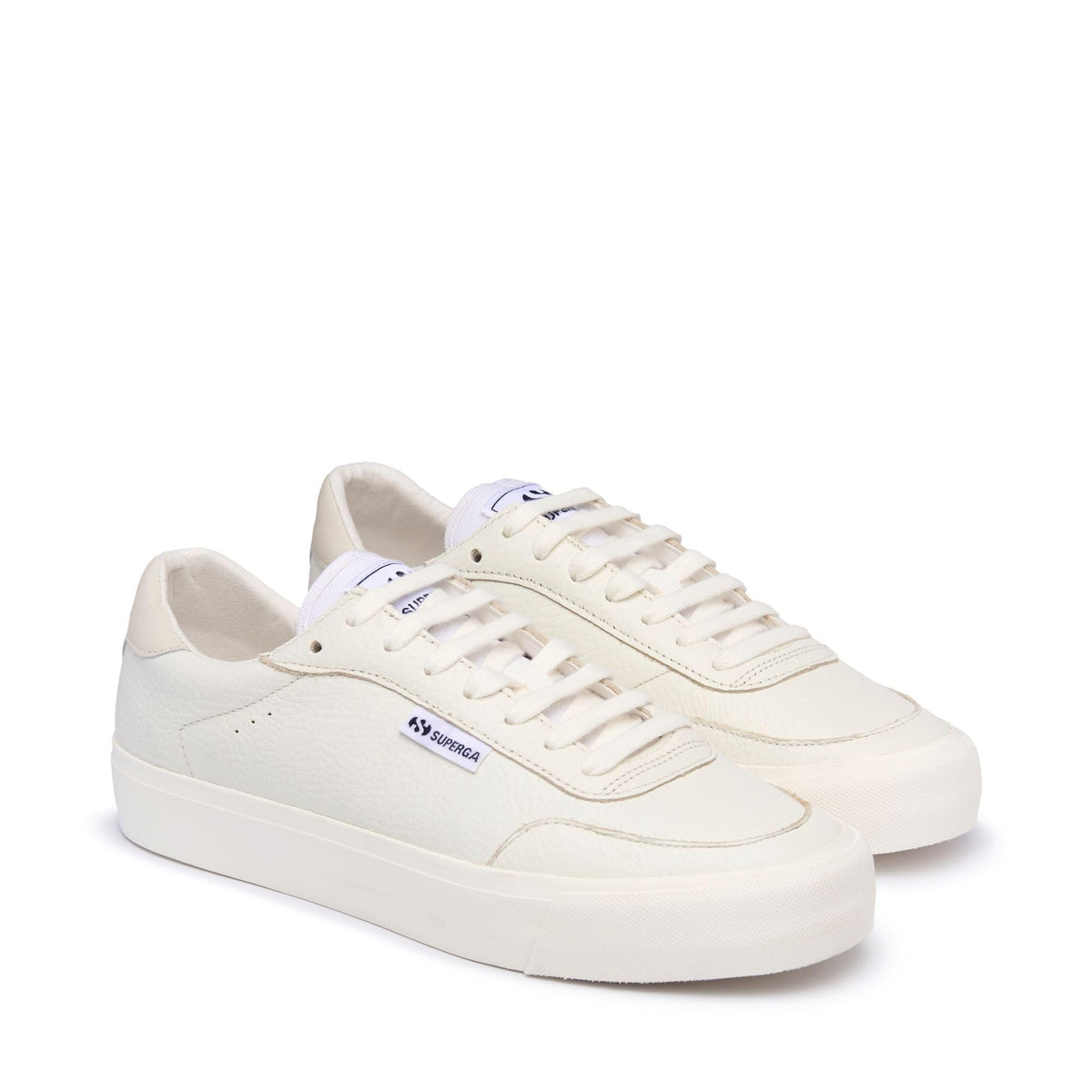 Superga Unisex 3843 Court Sneaker, White Favorio, EU 42/US M9W10.5 Suprega