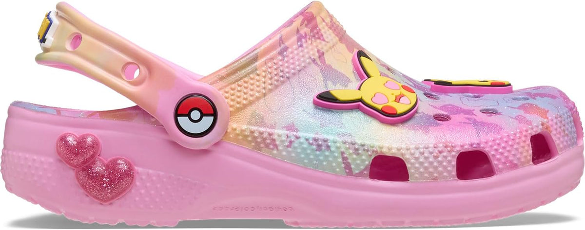 Crocs Kids Limited Collaboration Clog, Pikachu Pink - J3 / EU 35 CROCS