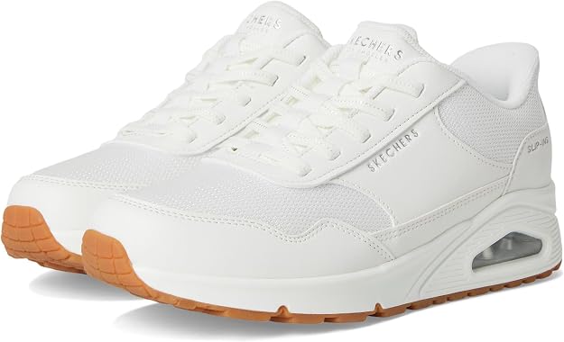 Skechers Women's Hands Free Slip-Ins: Uno - Banksia Sneaker, White, US 7/EU 37 Skechers